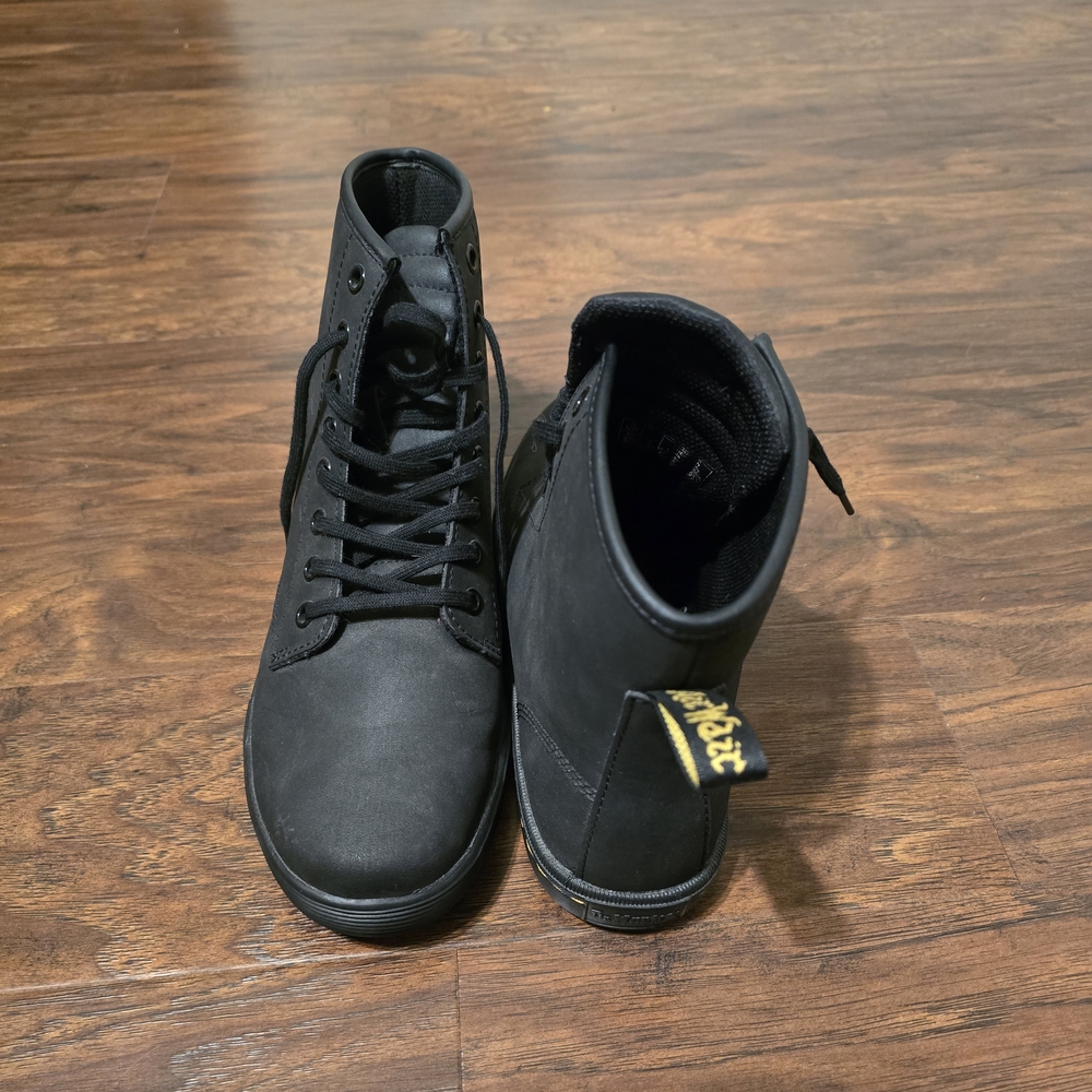 Doc Martin Black High-Top Shoes - Picture 2 of 5